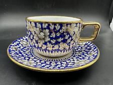 Rare and beautiful  Hand Painted Thai  Benjarong  cup and saucer picture
