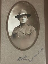 WWI Soldier Photo Identified Earl Maubeck Pottsville PA Photographer, FA? picture