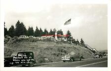 VT, Marlboro, Vermont, RPPC,  Hogback Mountain, Skyline Restaurant, 50s Cars picture