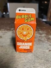 Vintage Topps Orange Juice Bar Bubble Gum SEALED 1981 Candy picture