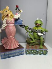 Jim Shore Walt Disney Kermit the Frog & Miss Piggy Collector Items The Muppets picture