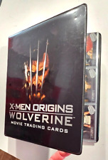 X-MEN ORIGINS: WOLVERINE MOVIE Card Album BINDER with PROMO Cards P2 & P3 picture