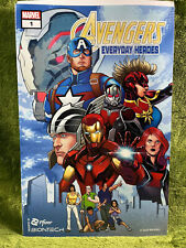 AVENGERS EVERYDAY HEROES #1 (2021) , 9.8 or Better NEW Giveaway Pfizer Biontech picture