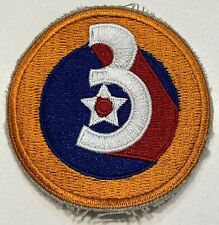 Post WWII USAAF U.S. ARMY 3rd AIR FORCE CUT EDGE FULL COLOR PATCH picture