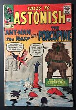 MCU TALES TO ASTONISH #48 Low Grade Silver 1963, KEY 1st Porcupine KIRBY & LEE  picture