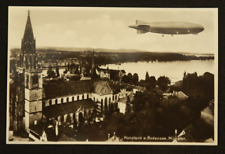 Lake Constance German Postcard Zeppelin Blimp Airship RPPC No. 333 Aubert Ulrich picture