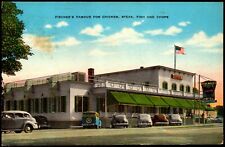 Postcard MI Frankenmuth Michigan Fischer's Hotel, Chicken Dinners c1940s B2 picture