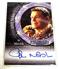 2009 Stargate Heroes Stargate SG-1 Autograph Card Signed by John Noble A114 picture