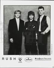 1987 Press Photo Rush, Music Group - lrp92382 picture