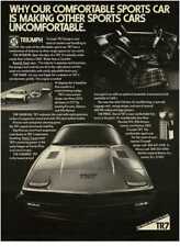 1978 Triumph TR7 comfortable sports car Vintage Print Ad picture