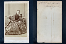 Levitsky, Paris, Princess Christine Bonaparte Vintage CDV albumen print. picture