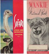 1950's South Africa Rhodesia Nyasaland Wankie National Park Safari Ostrich Farm picture