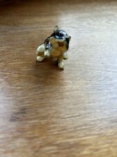 Racoon  Painted Miniature Ceramic Figurine Unmarked 1x1.5x1.25 picture