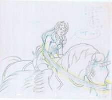 She-Ra MOTU Original Art Animation Production Blue, Yellow Pencils S-18 picture