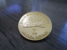 NASA Maiden Voyage Space Shuttle Atlantis October 3rd 1985 Port Canaveral Coin picture