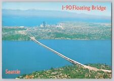 I-90 Lake Washington Floating Bridge Seattle WA CT-2633 picture