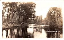 Real Photo Postcard White River in Hesperia, Michigan picture