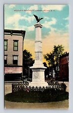 Cherry Valley NY- New York, Soldiers Monument, Antique, Vintage Postcard picture