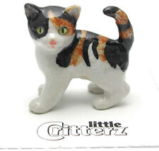 ➸ LITTLE CRITTERZ Cat Miniature Figurine Calico Cat Kitten Holly picture