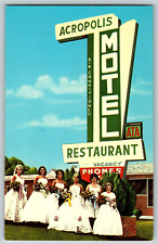 Florida - Acropolis Motel & Restaurant - Vintage Postcard - Unposted picture