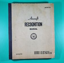 1949 Aircraft Recognition Manual - FM30-30, AFM 50-40, OPNAV 32P-1200 Cold War picture