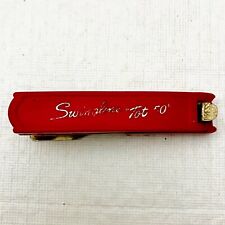 Vintage Swingline Tot 50 Mini Red Stapler Made in USA  TESTED picture