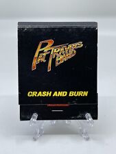 Jumbo Promotional Matchbook Pat Travers Band Crash And Burn Polydor Records￼ picture