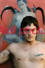4x6 PHOTO,NORMAN REEDUS #29,BARECHESTED,SHIRTLESS,the walking dead picture