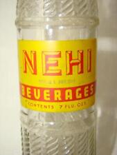Vintage NEHI BEVERAGES 7 Oz. Soda Pop Bottle EUGENE & CORVALLIS, OREGON picture