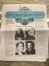 1984 Walt Disney World NEWS V 2 #16 Magic Kingdom Night of Joy Epcot WDW + picture