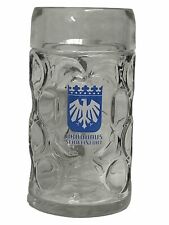 Vintage Brauhaus Schweinfurt 1 Liter Beer Glass EUC picture
