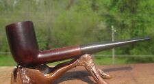 Select Briar Made In France Smooth Billiard Tobacco Estate Pipe Vintage picture