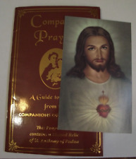 Used St Anthony relic book booklet Companion guide Jesus help me prayer card picture