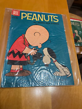 #969  PEANUTS (#4) CHARLES SCHULZ  DELL  SILVER-AGE  1959 Charlie Brown Snoopy picture