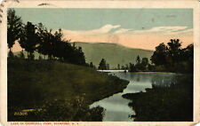 Lake In Churchill Park Stamford New York NY DB c1900s Landscape Postcard PPC picture