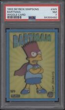 Bartman 1993 Skybox Simpsons Wiggle Card #W9 PSA 7 picture