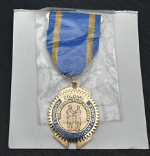 HONORABLE ORDER OF KENTUCKY COLONELS 2008 BLUE & YELLOW RIBBON MEDAL B168 picture