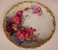 T & V Limoges France Hand Painted Charger Plate picture