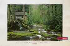 Great Smoky Mountains National Park Tub Mill Vintage 1997 Scenic Print 24 x 36 picture