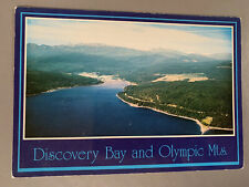 Vintage Discovery Bay Olympic Mountains Vancouver Washington Postcard Unposted picture
