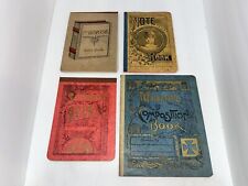 Vintage Ephemera Notebooks Composition Note Book Lot Cursive Writing  picture