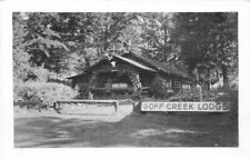 Wyoming Cody Goff Creek Lodge 1945 Roadside 1945 RPPC Photo Postcard 22-3090 picture