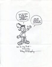 Ray Billingsley African-American Comic Cartoonist Curtis Signed Autograph Sketch picture