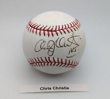 Chris Christie Autographed Baseball - President Candidate - New Jersey Governor picture