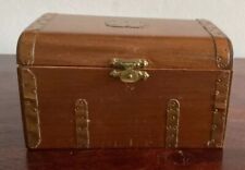 Lovely Vintage Handmade Wooden Music Box  By ‘Tallent’ Made In England picture