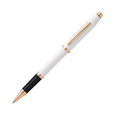 Cross Century II Selectip Rollerball Pen in Pearlescent White Lacquer w/RGT Trim picture