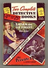 Two Complete Detective Books Pulp Nov 1944 #29 GD 2.0 picture