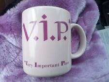 V.I.P. Very Important Peon VIP Funny Coffee Mug American Greetings  picture