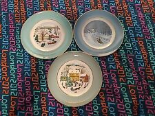 Avon Vintage Christmas Plates 1973, 1976, And 1980 picture