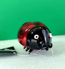 Robert Stanley LADYBUG Glass Hanging Christmas Ornament picture